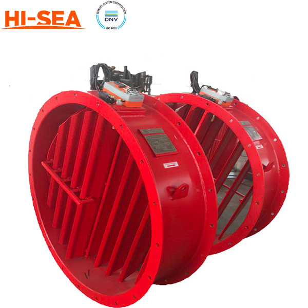 A60 Marine Fire Damper Electrically